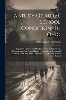 Couverture_A Study Of Rural School Conditions In Ohio