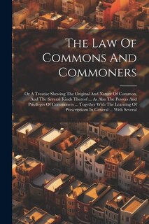 Front cover_The Law Of Commons And Commoners