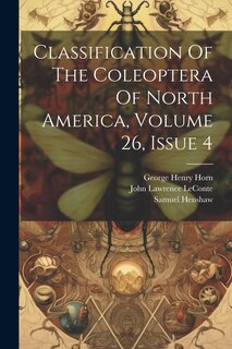 Couverture_Classification Of The Coleoptera Of North America, Volume 26, Issue 4