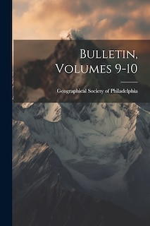 Front cover_Bulletin, Volumes 9-10