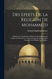 Couverture_Des Effets De La Religion De Mohammed