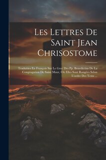 Front cover_Les Lettres De Saint Jean Chrisostome
