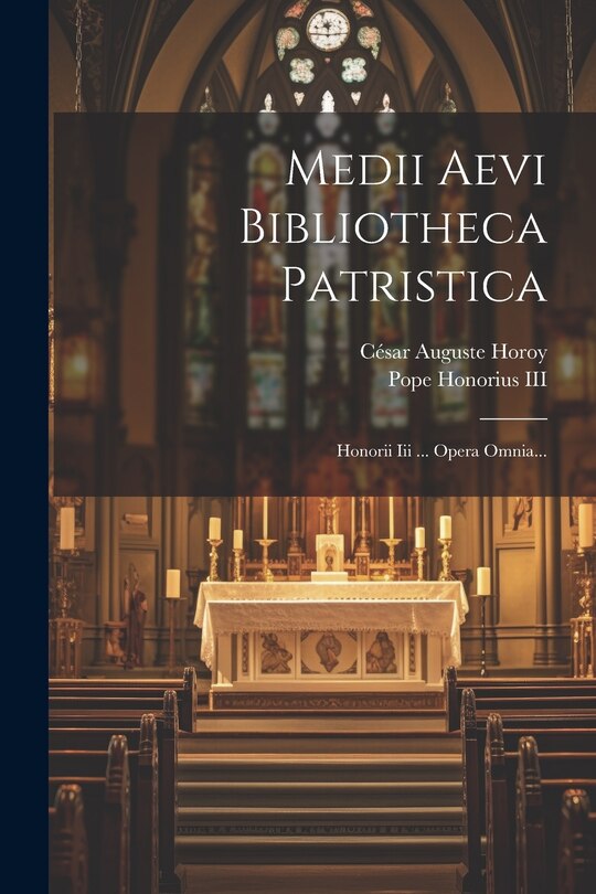 Couverture_Medii Aevi Bibliotheca Patristica