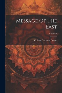 Couverture_Message Of The East; Volume 4