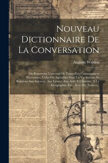 Front cover_Nouveau Dictionnaire De La Conversation