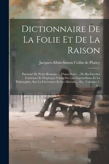 Front cover_Dictionnaire De La Folie Et De La Raison