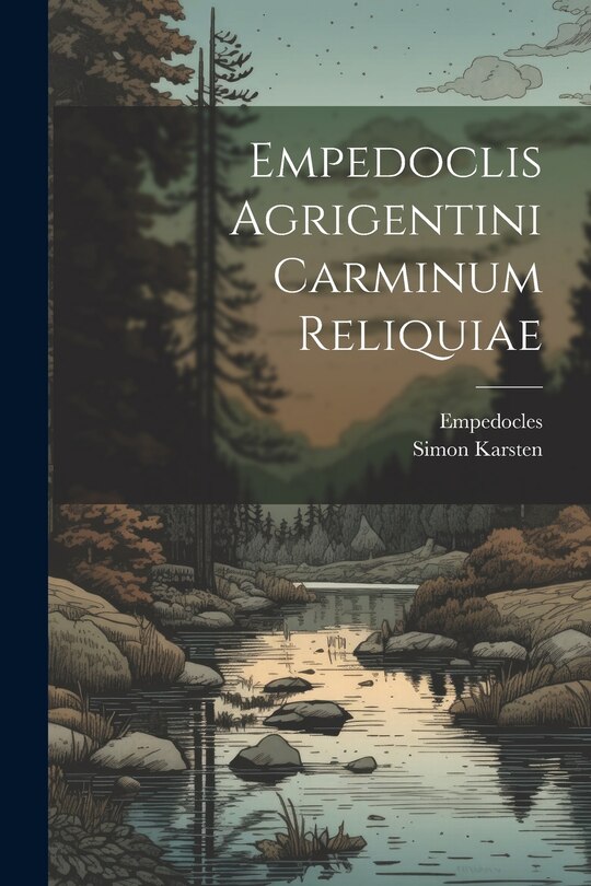 Front cover_Empedoclis Agrigentini Carminum Reliquiae