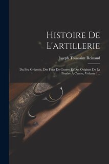 Front cover_Histoire De L'artillerie
