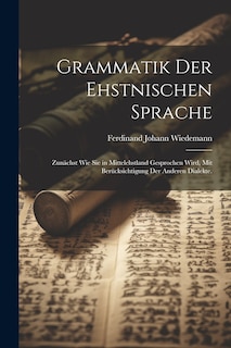 Couverture_Grammatik der Ehstnischen Sprache