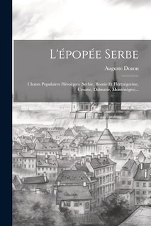 Front cover_L'épopée Serbe