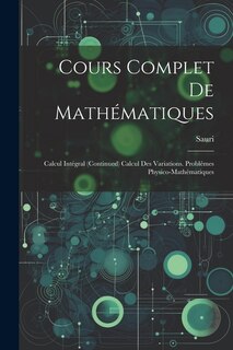 Front cover_Cours Complet De Math&eacute;matiques