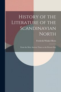 Couverture_History of the Literature of the Scandinavian North