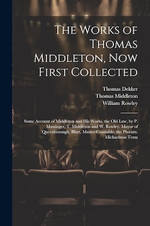 Couverture_The Works of Thomas Middleton, Now First Collected