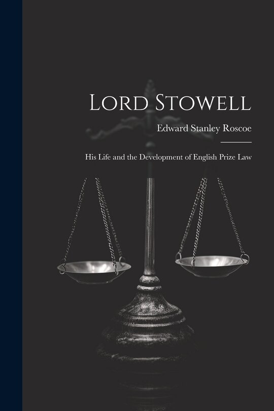 Front cover_Lord Stowell
