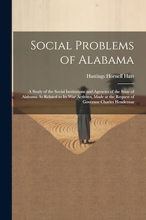 Couverture_Social Problems of Alabama