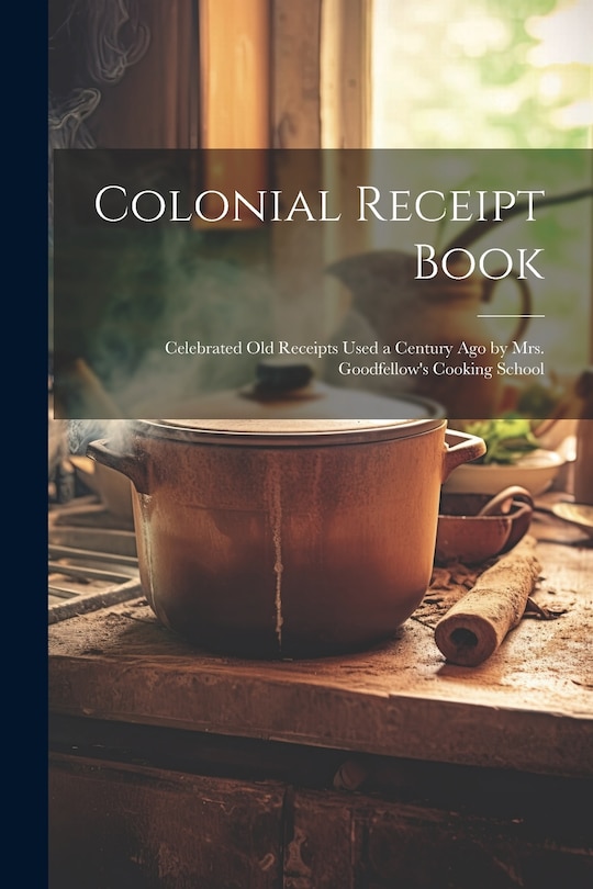 Front cover_Colonial Receipt Book