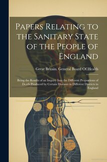 Couverture_Papers Relating to the Sanitary State of the People of England