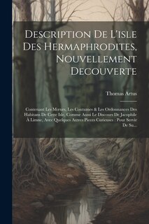 Front cover_Description De L'isle Des Hermaphrodites, Nouvellement Decouverte