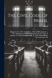 Front cover_The Civil Code of Brazil