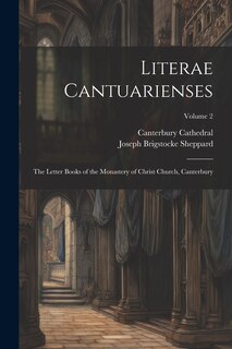 Front cover_Literae Cantuarienses