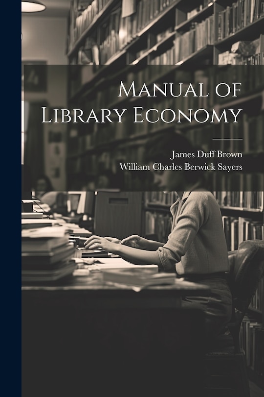 Couverture_Manual of Library Economy