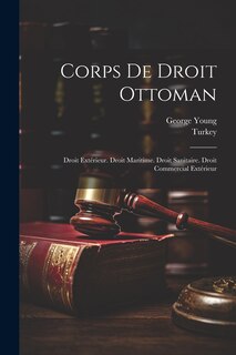 Front cover_Corps De Droit Ottoman