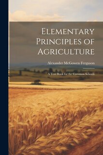 Front cover_Elementary Principles of Agriculture