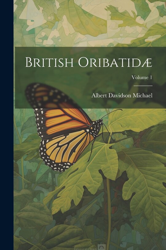 Couverture_British Oribatidæ; Volume 1