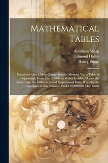 Couverture_Mathematical Tables