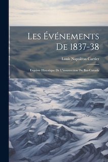 Couverture_Les &Eacute;v&eacute;nements De 1837-38