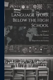 Front cover_Language Work Below the High School