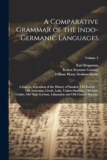 Couverture_A Comparative Grammar of the Indo-Germanic Languages