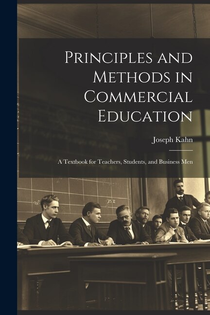 Couverture_Principles and Methods in Commercial Education