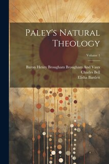 Couverture_Paley's Natural Theology; Volume 1