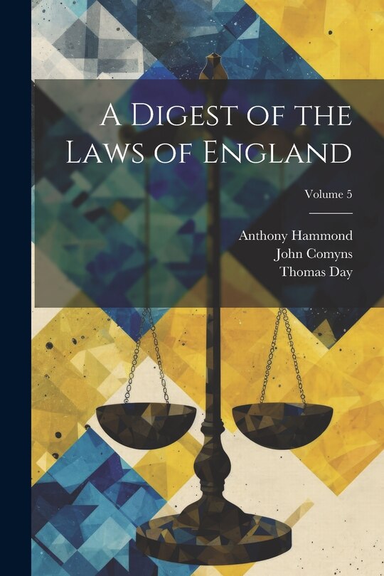 Front cover_A Digest of the Laws of England; Volume 5