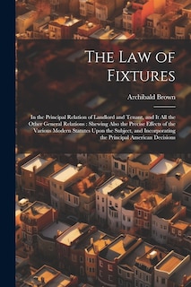 Couverture_The Law of Fixtures