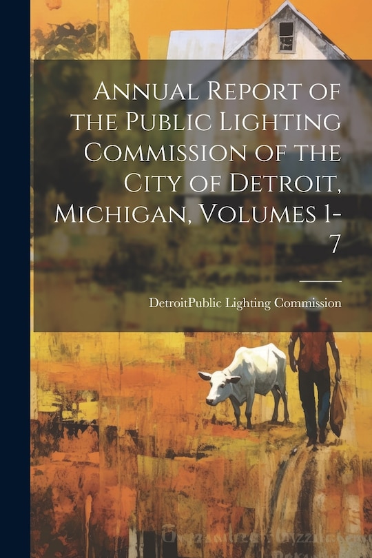 Front cover_Annual Report of the Public Lighting Commission of the City of Detroit, Michigan, Volumes 1-7