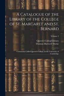 Front cover_A Catalogue of the Library of the College of St. Margaret and St. Bernard