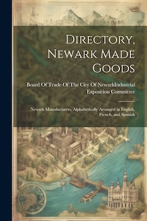 Front cover_Directory, Newark Made Goods