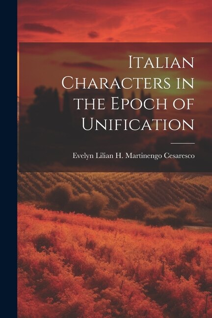 Couverture_Italian Characters in the Epoch of Unification