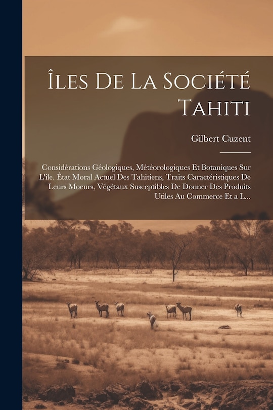 Front cover_Îles De La Société Tahiti