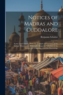 Front cover_Notices of Madras and Cuddalore