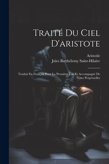 Couverture_Traité Du Ciel D'aristote