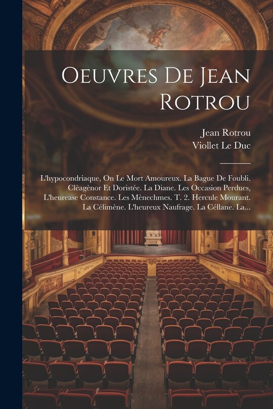 Front cover_Oeuvres De Jean Rotrou