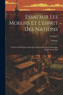 Front cover_Essai Sur Les Moeurs Et L'esprit Des Nations