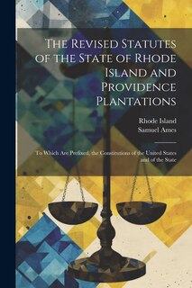 Front cover_The Revised Statutes of the State of Rhode Island and Providence Plantations