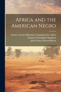 Couverture_Africa and the American Negro