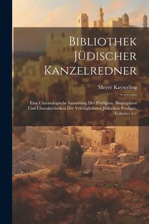 Couverture_Bibliothek Jüdischer Kanzelredner