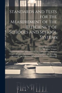 Couverture_Standards and Tests for the Measurement of the Efficiency of Schools and School Systems