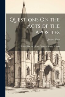 Front cover_Questions On the Acts of the Apostles